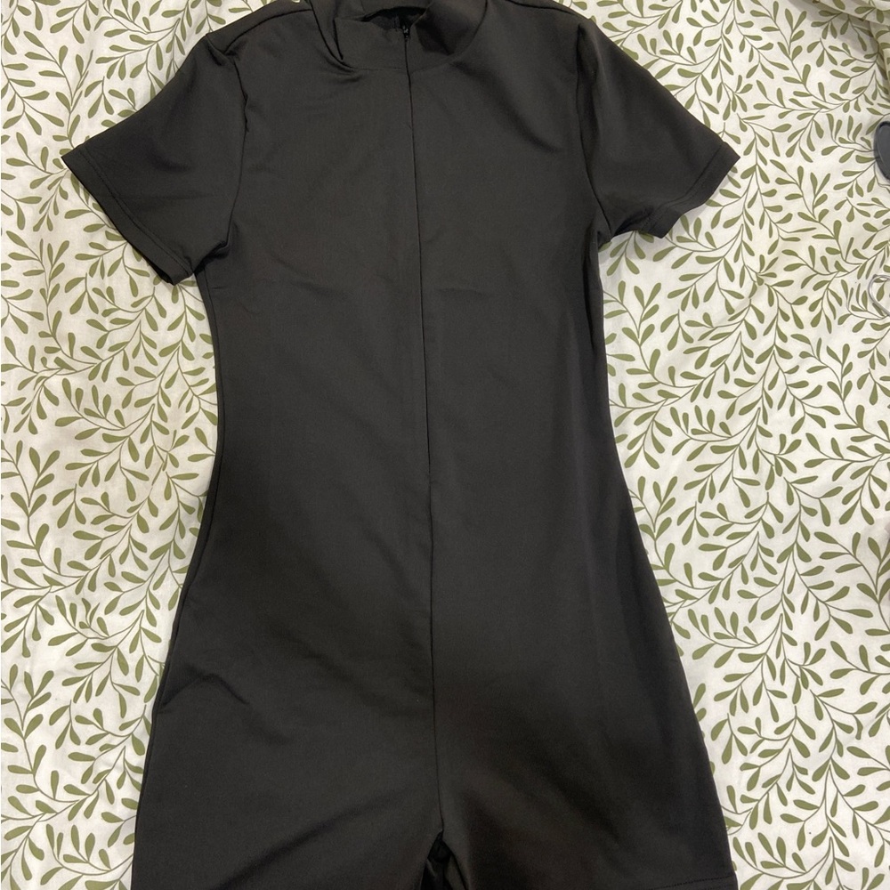 SHEIN Black Petite romper